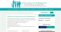Desktop Screenshot of collinsavegp.ie